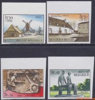 België 1970 - Mi:1589/1592, Yv:1532/1535, OBP:1532/1535, Stamp - □ - Cultural Issue Museums - 1961-1980