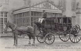 FRANCE - 92 - CHATEAU DE LA MALMAISON - Voiture Qui A Conduit L'Impératrice Joséphine Divorcée - Carte Postale Ancienne - Chateau De La Malmaison