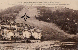 ROQUEBILLIERE Et BELVEDERE. Catastrophe Du 24 Novembre 1926. Coulée De Terre. - Roquebilliere