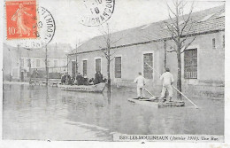 ISSY Les MOULINEAUX ( 92 ) -  Une Rue - Janvier 1910 - Überschwemmungen