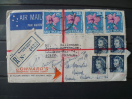 LETTRE AUSTRALIE POUR LA FRANCE - Covers & Documents