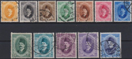 EG051 – EGYPTE – EGYPT – 1923/24 – KING FOUAD ISSUE - SG # 111/22 USED 47 € - Usados