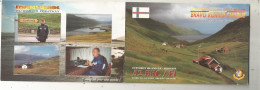 Cp , Carte QSL 4 Pages,  BRAVO ROMEO CHARLIE, International DX - SWL Group Belgium, Faroe Island,  2 Scans - Radio Amatoriale