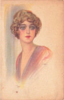 Illustrateur - Portrait De Femme - Dell Anna Et Gasparini - Colorisé - Carte Postale Ancienne - Unclassified