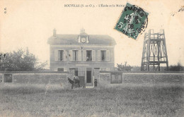 CPA 91 BOUTIGNY / L'ECOLE ET LA MAIRIE - Autres & Non Classés