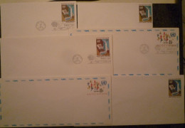 Nations Unies Lot De Entiers Postaux Enveloppes  Neuves Et Oblitérées Voir Scan N° 2 - Verzamelingen & Reeksen