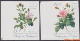 België 1989 - Mi:2370/2371, Yv:2318/2319, OBP:2318/2319, Stamp - □ - Promotion Of Philately Roses - 1981-2000