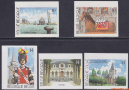 België 1990 - Mi:2429/2433, Yv:2377/2381, OBP:2377/2381, Stamp - □ - Tourist Issue - 1981-2000