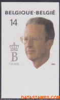 België 1990 - Mi:2434, Yv:2382, OBP:2382, Stamp - □ - King Baudouin Olyff - 1981-2000