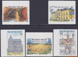 België 1991 - Mi:2462/2466, Yv:2410/2414, OBP:2410/2414, Stamp - □ - Tourist Issue - 1981-2000