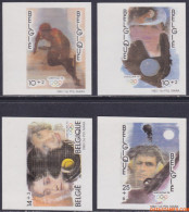 België 1992 - Mi:2491/2494, Yv:2439/2442, OBP:2439/2442, Stamp - □ - Olympics Albertville 92 - Barcelona 92 - 1981-2000