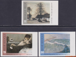 België 1992 - Mi:2514/2516, Yv:2462/2464, OBP:2462/2464, Stamp - □ - Works Of Art Paris - 1981-2000
