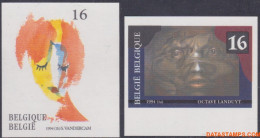 België 1994 - Mi:2588/2589, Yv:2535/2536, OBP:2538/2539, Stamp - □ - Art Series - 1981-2000