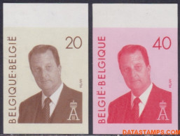 België 1994 - Mi:2611 + 2617, Yv:2561 + 2564, OBP:2559/2560, Stamp - □ - King Albert II Without Spectacles - 1981-2000
