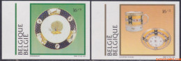 België 1994 - Mi:2618/2619, Yv:2566/2567, OBP:2566/2567, Stamp - □ - Cultural Porcelain - 1981-2000