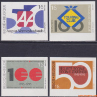 België 1995 - Mi:2637/2640, Yv:2585/2588, OBP:2585/2588, Stamp - □ - Commemorations - 1981-2000