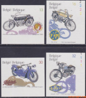 België 1995 - Mi:2667/2670, Yv:2615/2618, OBP:2615/2618, Stamp - □ - Belgische Moto's - 1981-2000