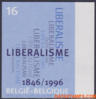 België 1996 - Mi:2680, Yv:2628, OBP:2628, Stamp - □ - Liberal Party - 1981-2000