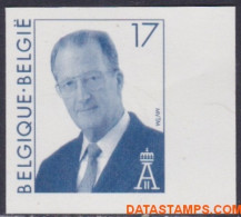 België 1996 - Mi:2732, Yv:2680, OBP:2680, Stamp - □ - King Albert II With Glasses - 1981-2000
