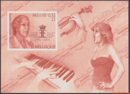 België 2001 - Mi:BL 80, Yv:BL 86, OBP:BL 90, Block - □ - Music And Literature - 2001-…