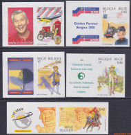 België 2001 - Mi:3046/3050, Yv:2991/2995, OBP:2996/3000, Stamp - □ - Belgica 2001 500 Years Of European Mail - 2001-…