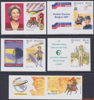 België 2001 - Mi:3046/3050, Yv:2991/2995, OBP:2996/3000, Stamp - □ - Belgica 2001 500 Years Of European Mail - 2001-…