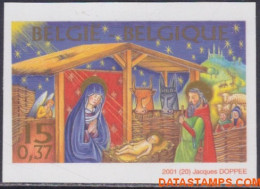 België 2001 - Mi:3094, Yv:3039, OBP:3044, Stamp - □ - Christmas And New Year - 2001-…