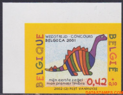 België 2002 - Mi:3106, Yv:3051, OBP:3056, Stamp - □ - Promotion Of Philately Belgica 2001 - 2001-…