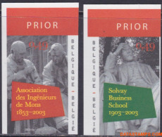 België 2003 - Mi:3209/3210, Yv:3153/3154, OBP:3160/3161, Stamp - □ - Universities - 2001-…