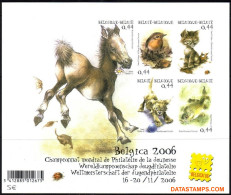 België 2004 - Mi:BL 100, Yv:BL 108, OBP:BL 116, Block - □ - Youth Philately Belgica 2006 - 2001-…