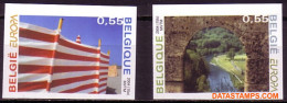 België 2004 - Mi:3340/3341, Yv:3278/3279, OBP:3291/3292, Stamp - □ - Europe 2004 Holidays - 2001-…