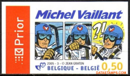 België 2005 - Mi:3398, Yv:3335, OBP:3350, Stamp - □ - Youth Philately Michel Vaillant - 2001-…