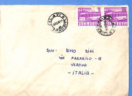 Lettre : Romania To Italy Singer DINO L00120 - Covers & Documents