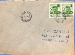 Lettre : Romania To Italy Singer DINO L00130 - Brieven En Documenten