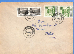 Lettre : Romania To Italy Singer DINO L00131 - Covers & Documents