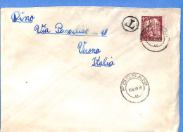 Lettre : Romania To Italy Singer DINO L00138 - Brieven En Documenten