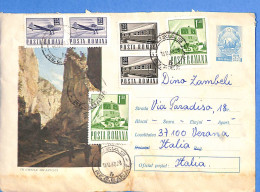 Lettre : Romania To Italy Singer DINO L00147 - Storia Postale