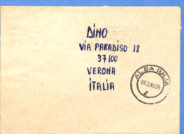 Lettre : Romania To Italy Singer DINO L00152 - Cartas & Documentos