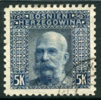 BOSNIA & HERZEGOVINA 1906 Definitive 5 Kr. Perforated 9¼ Used..  Michel 44C, SG 201B - Bosnie-Herzegovine