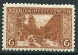 BOSNIA & HERZEGOVINA 1906 Definitive 6 H. Perforated 9¼ LHM / *..  Michel 33C, SG 190B - Bosnia Herzegovina