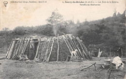 CPA 91 SOUZY LA BRICHE / LES BOIS DE LA BRICHE / FAMILLE DE BUCHERONS / METIER - Sonstige & Ohne Zuordnung