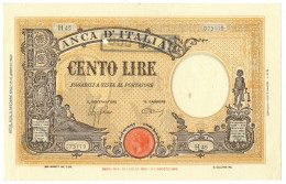 100 10000 LIRE BARBETTI COMITATO DI LIBERAZIONE LIGURE CLL 05/06/1944 1943 SUP - Otros & Sin Clasificación