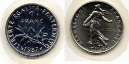 MA 20249 /  1 Franc 1987 FDC - 1 Franc