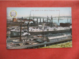 Ship Yards Of The Mason Co.   Seattle- Washington > Seattle       Ref 5970 - Seattle