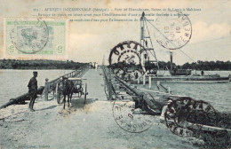 SENEGAL - Pont De Diaoudoune Route De St Louis à Mahkana - Battage De Pieux En Béton Armé - Carte Postale Ancienne - Sénégal