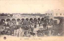 TUNISIE - Le Marché à DJARA - Carte Postale Ancienne - Tunisia