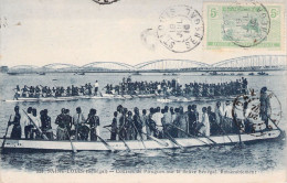 SENEGAL - SAINT LOUIS - Courses De Pirogues Sur Le Fleuve Sénégal - Rassemblement - Carte Postale Ancienne - Senegal