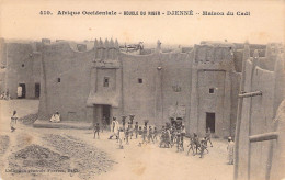 MALI - DJENNE - Boucle Du Niger - Maison Du Cadi - Carte Postale Ancienne - Mali