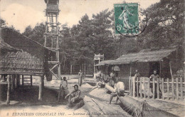 EXPOSITION COLONIALE DE 1907 - Intérieur Du Village Indo Chinois - Carte Postale Ancienne - Non Classificati