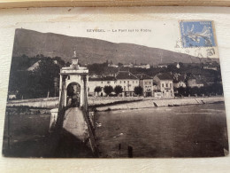 Cpa 74 Seyssel - Le Pont Sur Le Rhône - 1929 - Seyssel